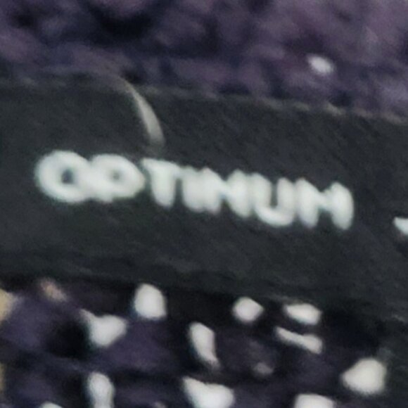 A30  Vintage navy blue loose knit sweater w/b'ful hemlines & cuffs - Picture 4 of 5